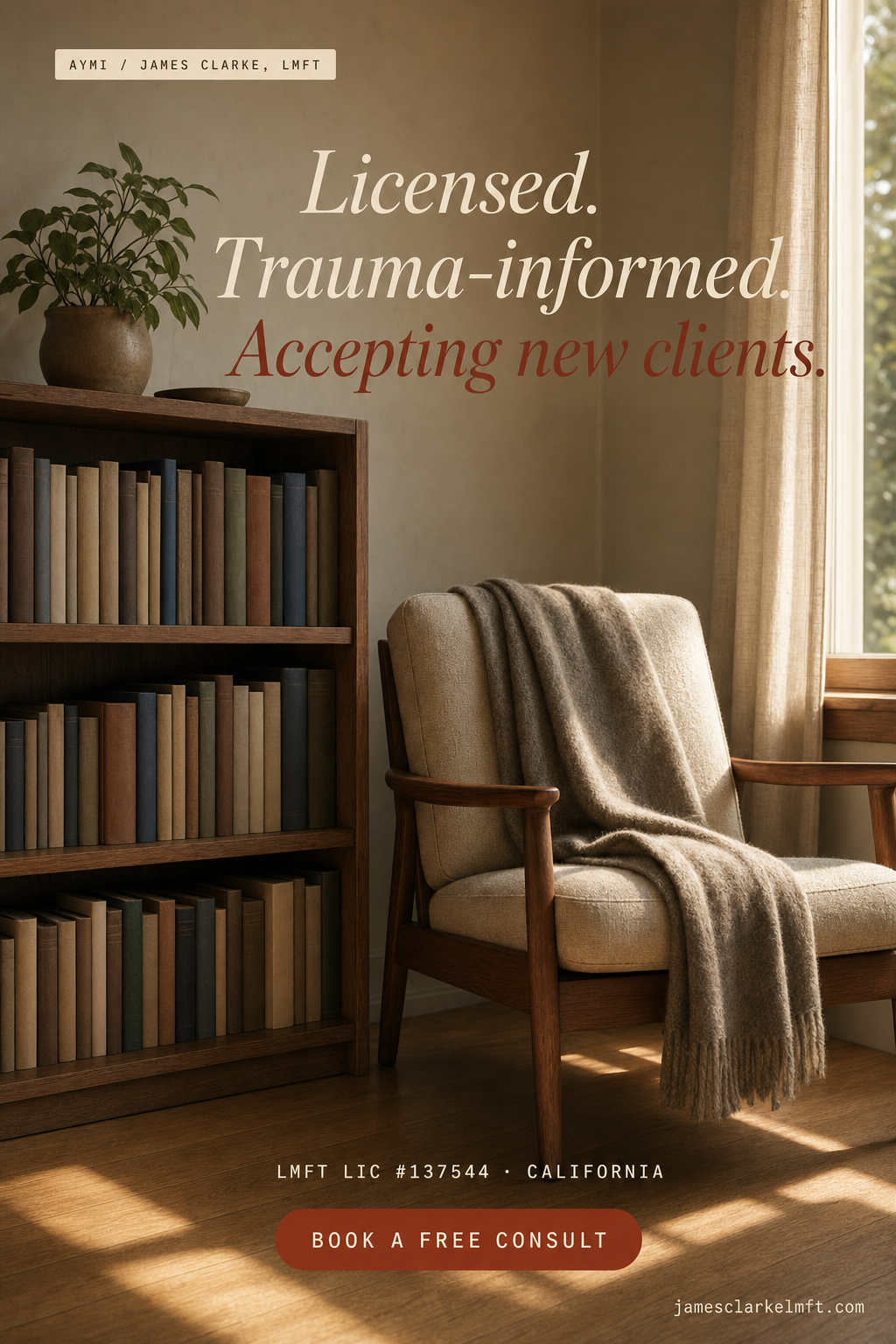 Licensed. Trauma-informed. Accepting new clients.